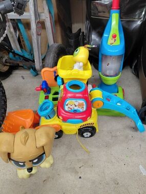 Yellow-Red Activity Ride-On Truck for Kids